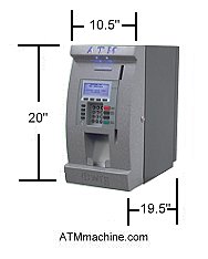 atm machine dimensions